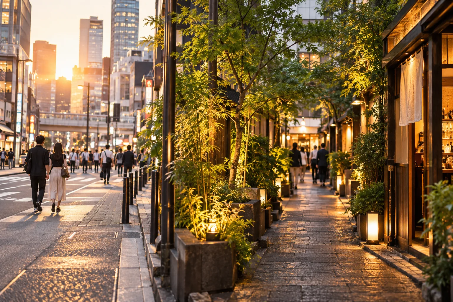 渋谷・恵比寿の街並みのイメージ